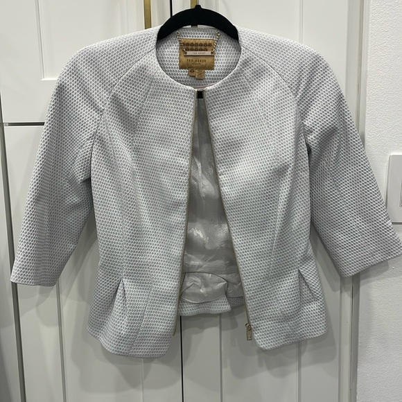 Ted Baker Working Title Grey Blazer - Picture 2 of 12